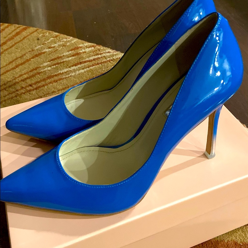 BCBGeneration Ocean Blue Patent Heel